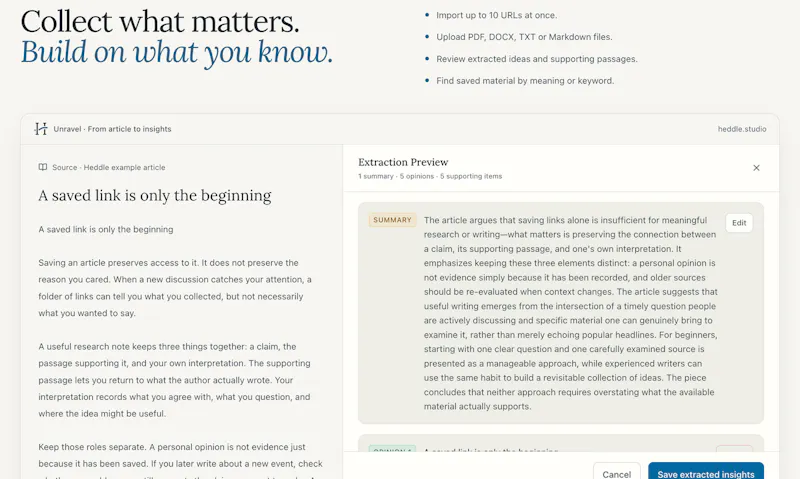 Heddle screenshot 4