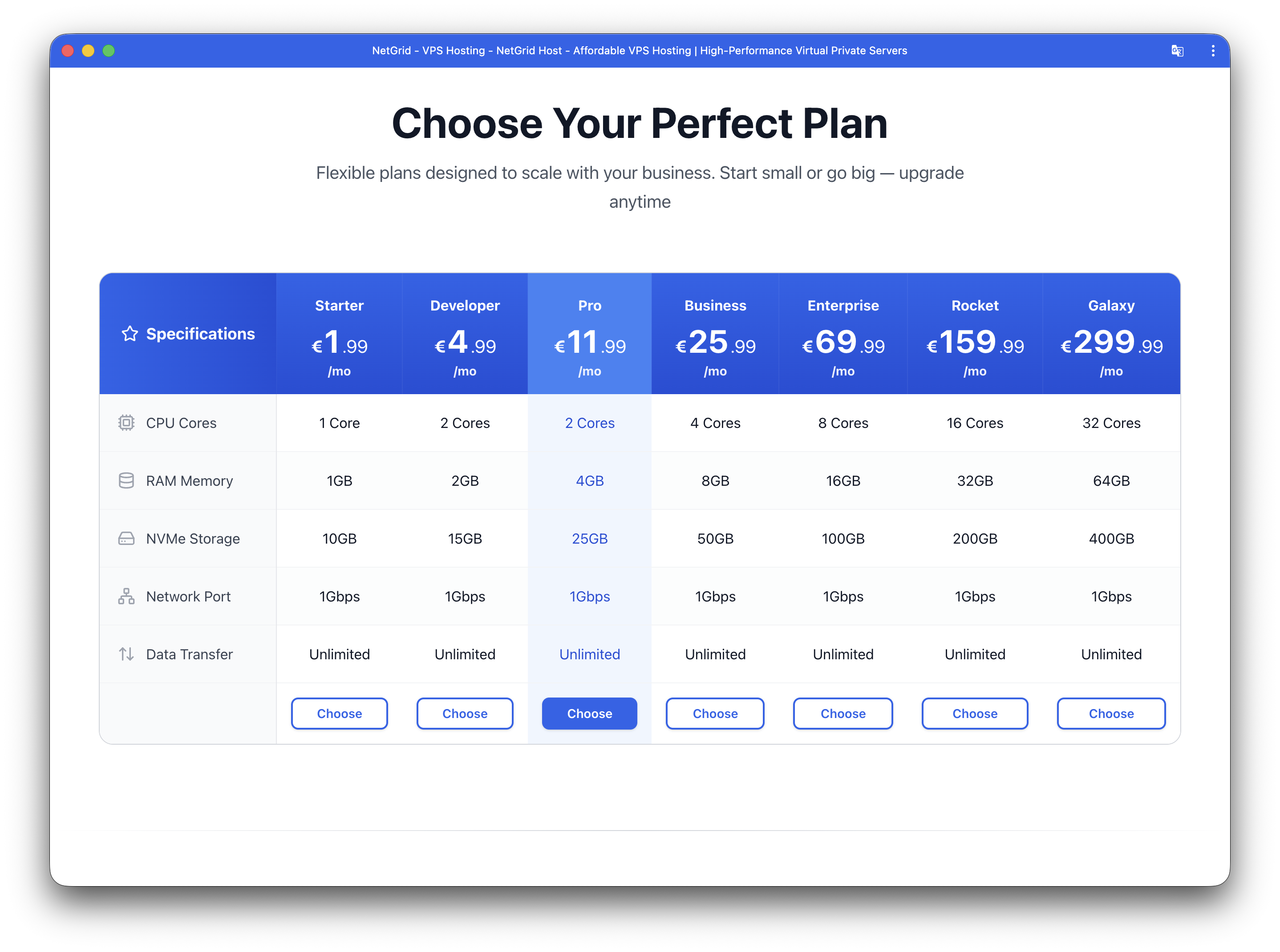 NetGrid Host - Screenshot 3 showing product features and functionality