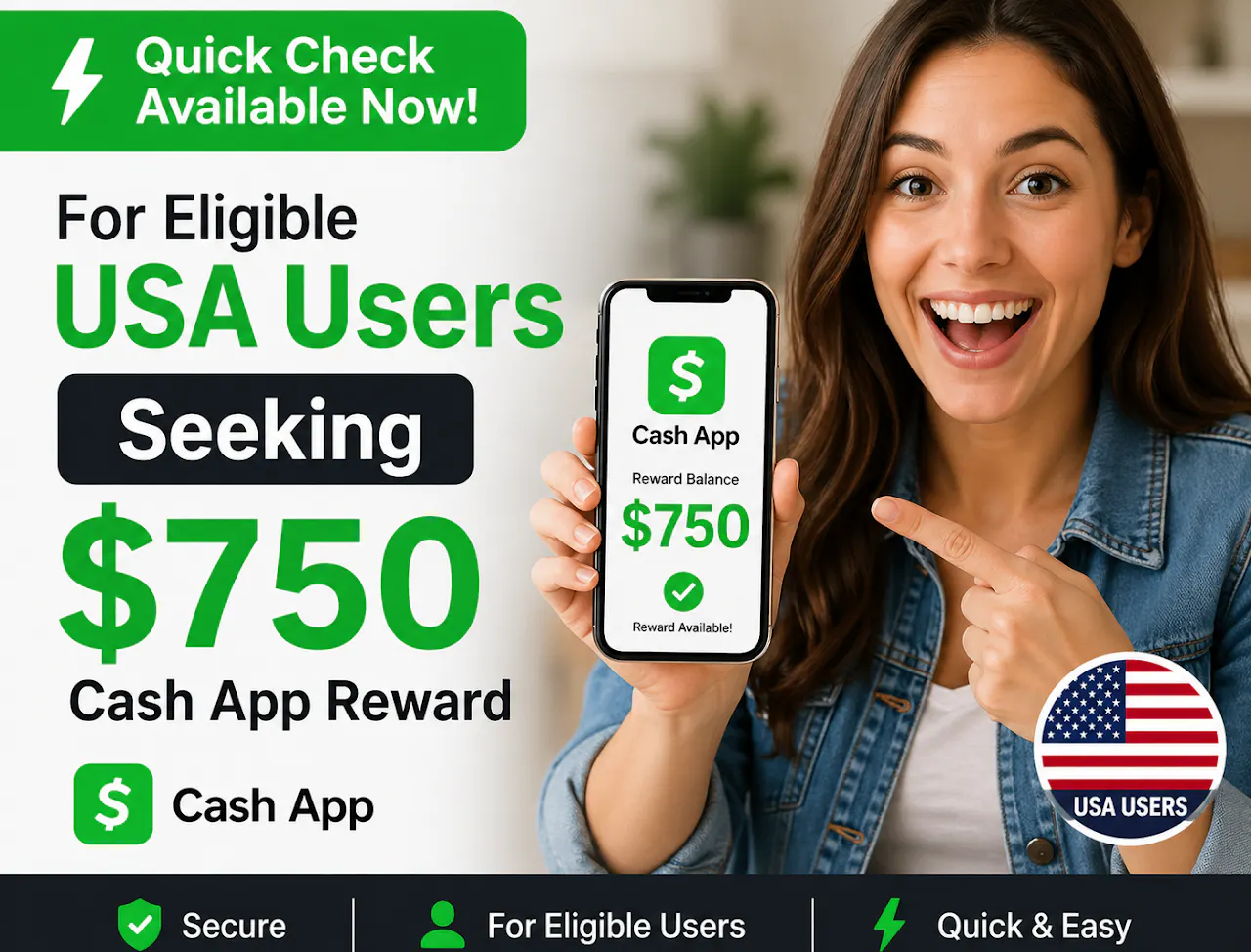 Banner del producto CashApp Reward