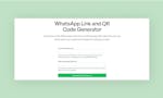 WhatsApp Link & QR code generator image