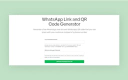 WhatsApp Link & QR code generator media 1
