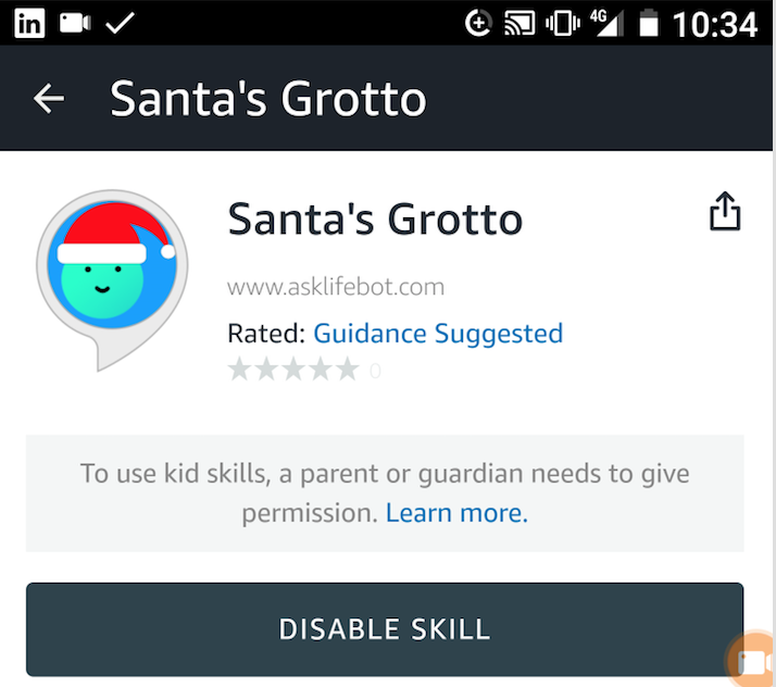 Santa's Grotto Alexa Skill (US) gallery image