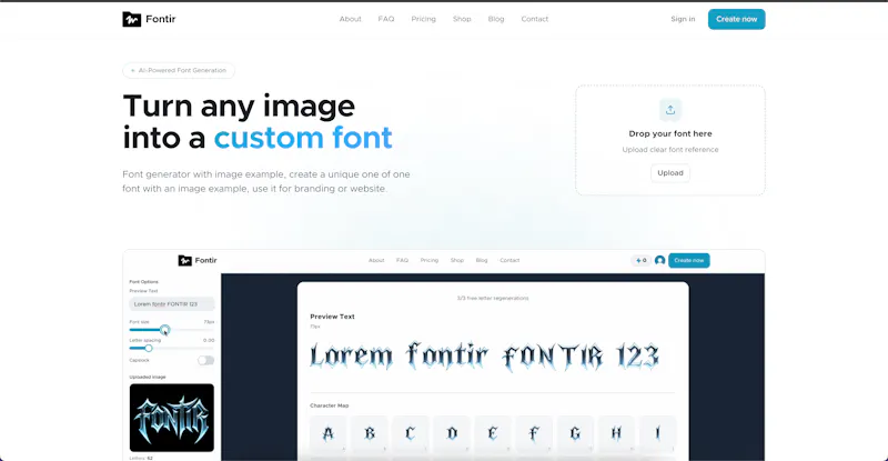 Fontir screenshot 1