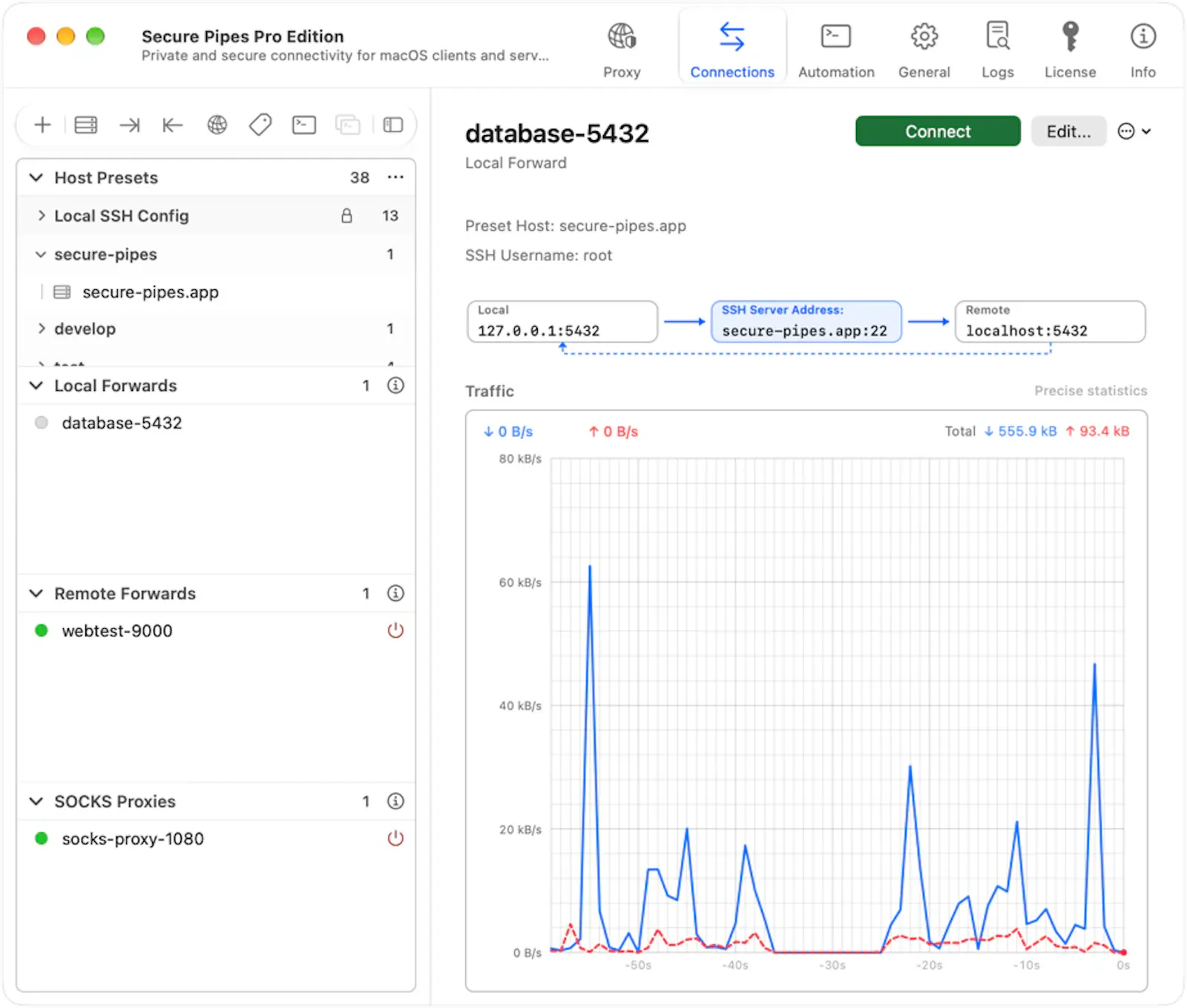 Secure Pipes 2.0 screenshot 1