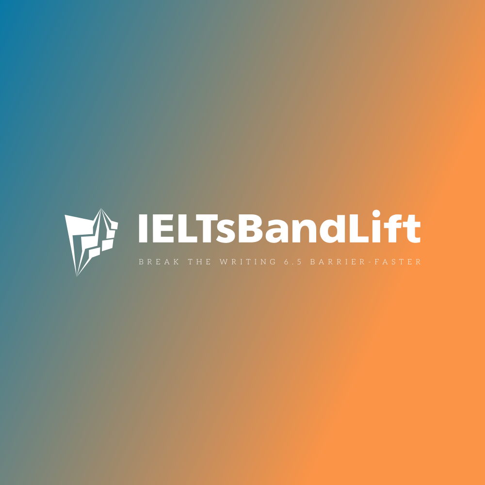 IELTsBandLift - Product Hunt launch logo and brand identity