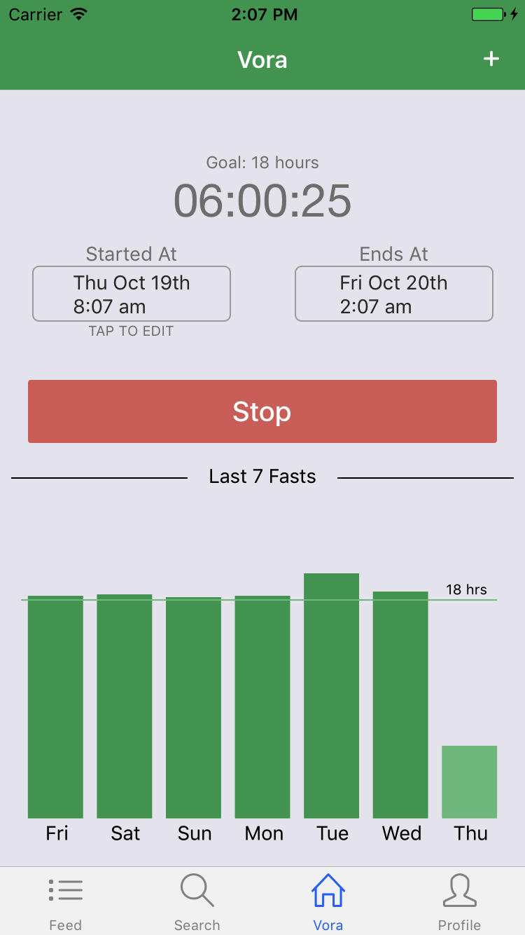 Vora - Fasting Tracker gallery image