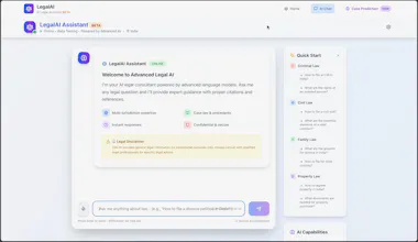 LegalAI β Your Smart Legal Assistant gallery image
