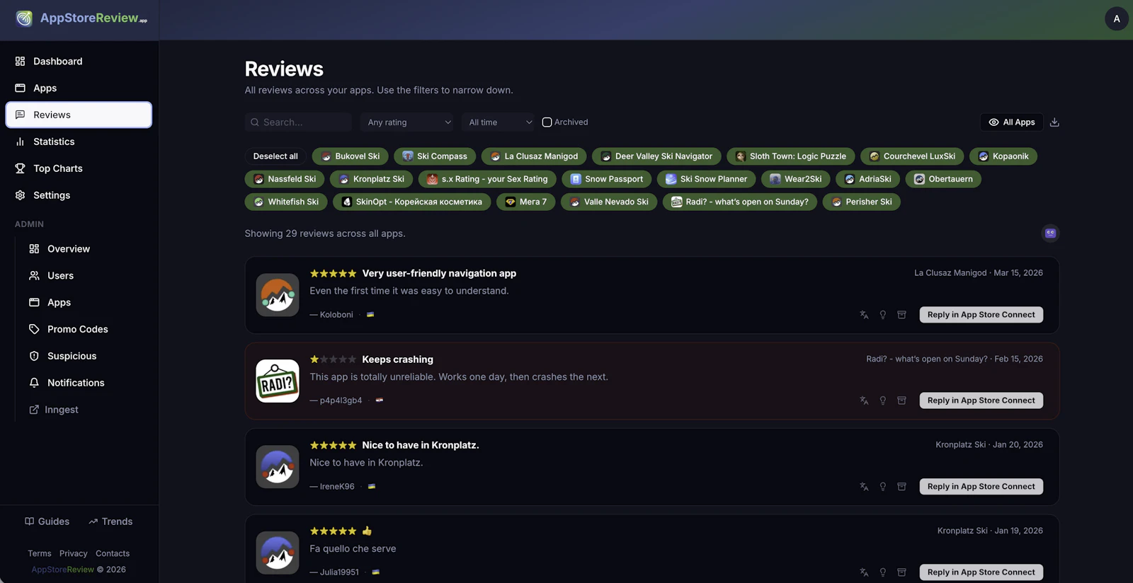 AppStoreReview.app screenshot 4