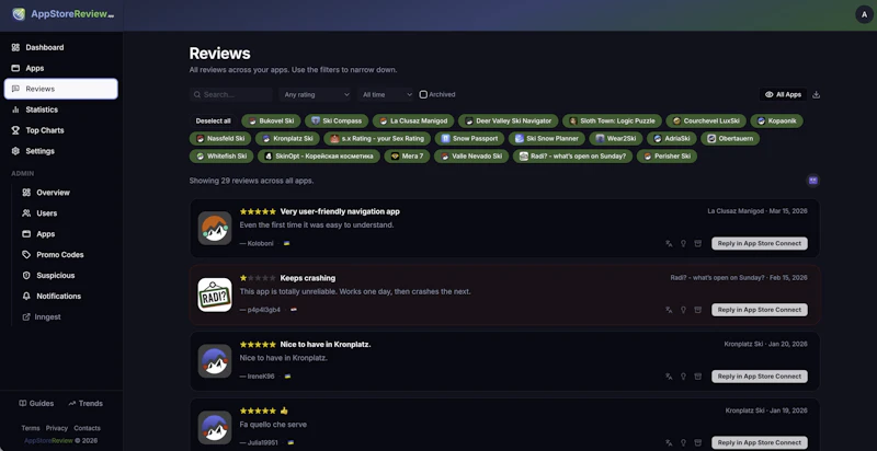 AppStoreReview.app screenshot 4