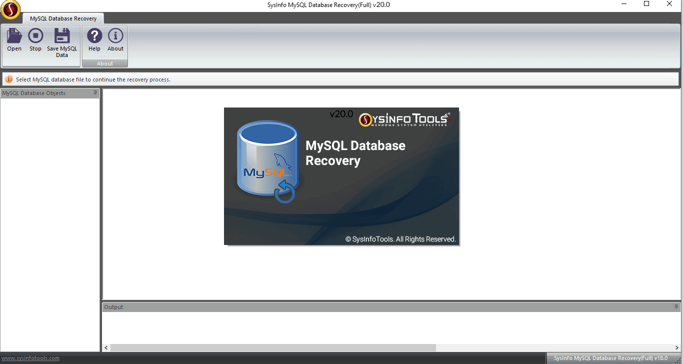 Media Công cụ sửa chữa cơ sở dữ liệu MCT MySQL - Khôi phục dữ liệu MySQL ngay lập tức và an toàn 3