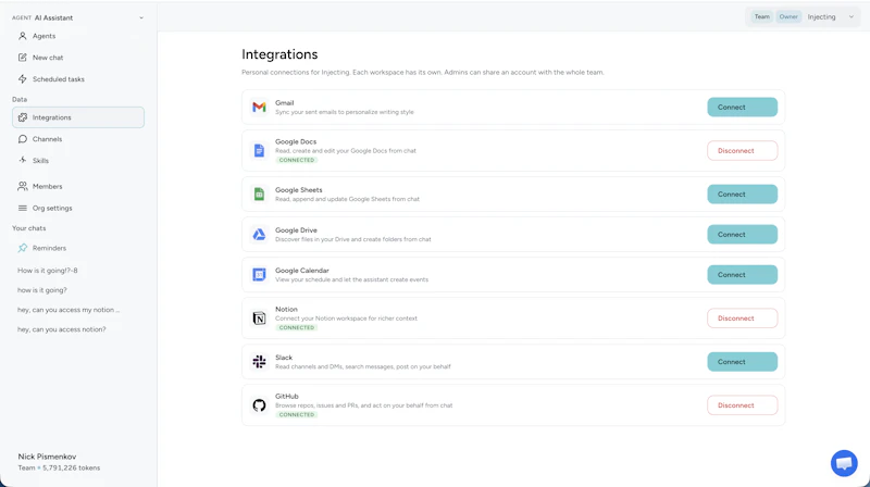 AOS - operating system for intelligence screenshot 2