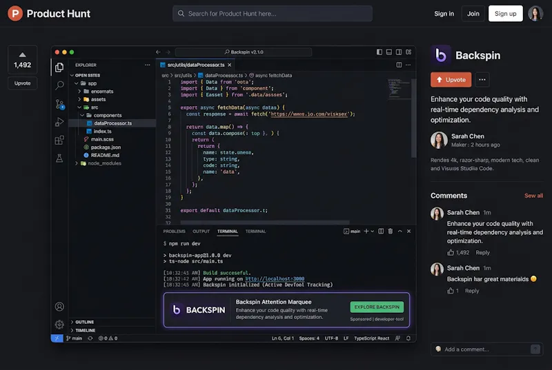 BackSpin - Open AI Attention Exchanges screenshot 3