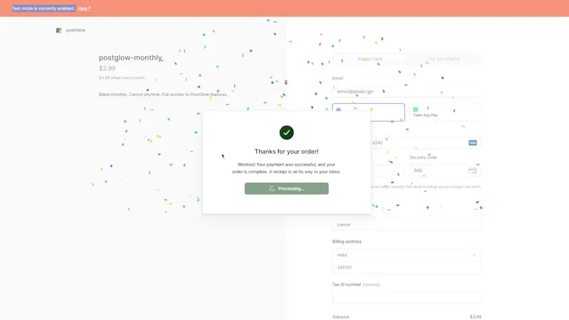 Postglow screenshot 1 (video preview)