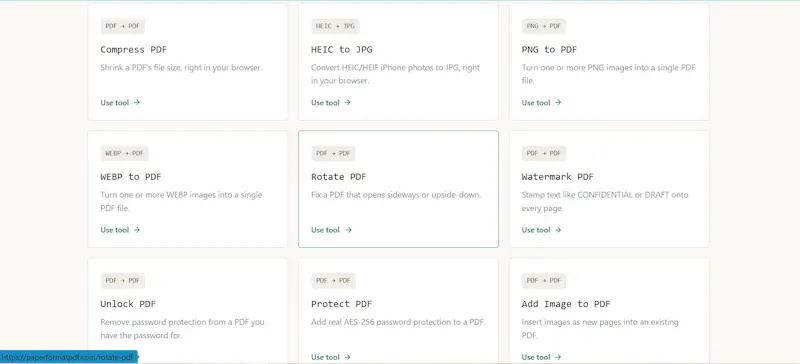paperformat screenshot 3