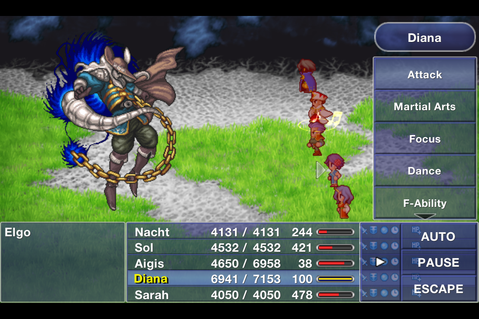 Final Fantasy Dimensions II hits the application store a day ahead of schedule as a premium application