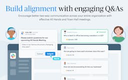 Polly—Build alignment with engaging Q&As media 1