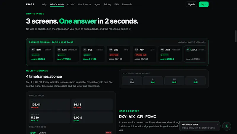 EDGE screenshot 2