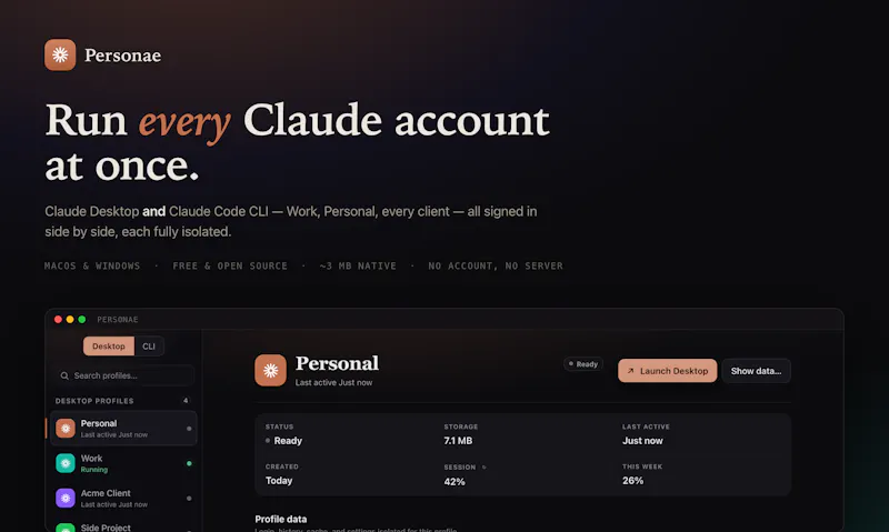 Personae screenshot 1