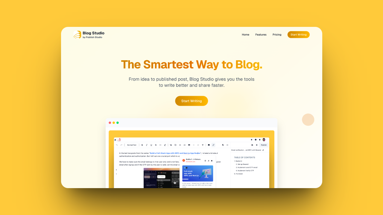 Blog Studio by Publish Studio - Your Blogging. Superpowered. media 1