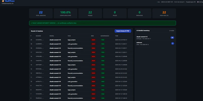 VaultTrace screenshot 3