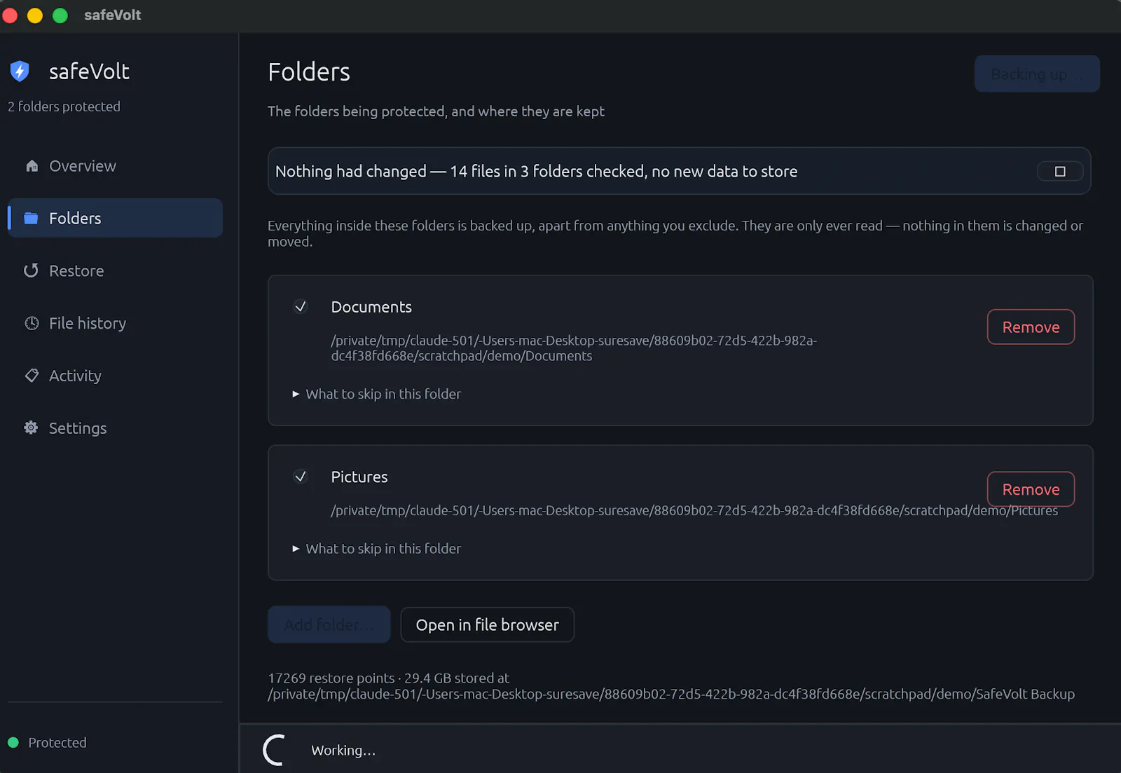 SafeVolt screenshot 1