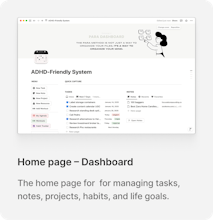 Notion Second Brain for ADHD gallery image