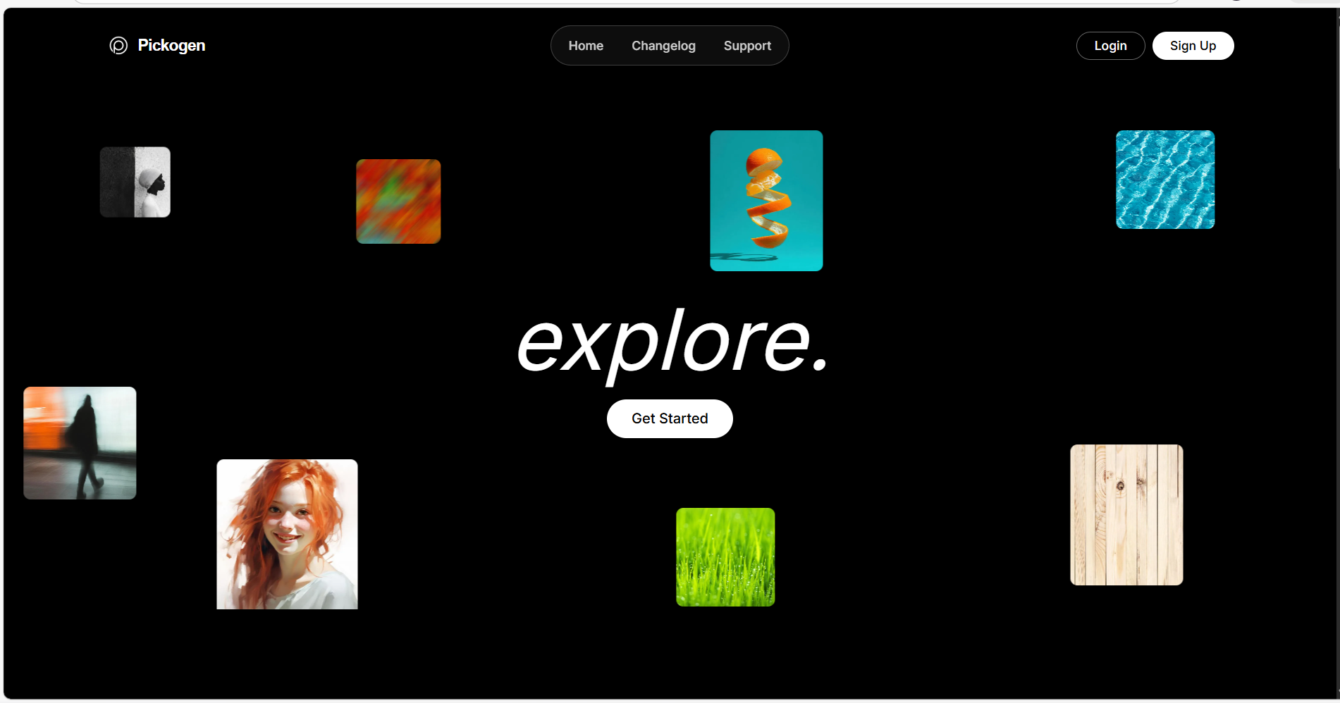 Pickogen - Main product screenshot demonstrating key features and user interface