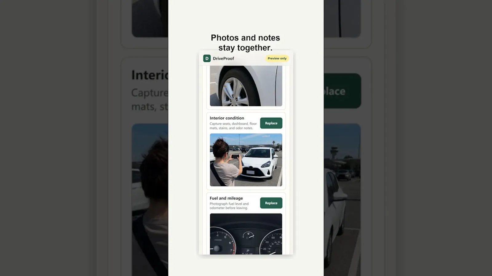 DriveProof screenshot 1 (video preview)