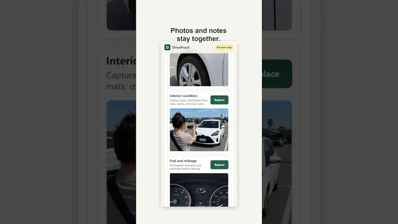 DriveProof screenshot 1 (video preview)