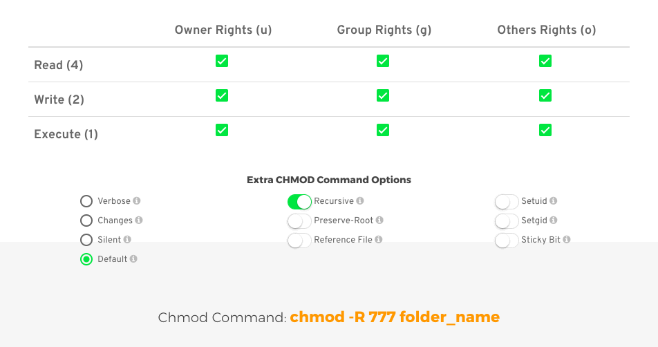 Chmod Command Calculator media 1