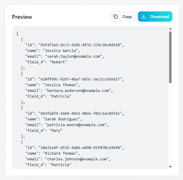 Data Mock Generator gallery image