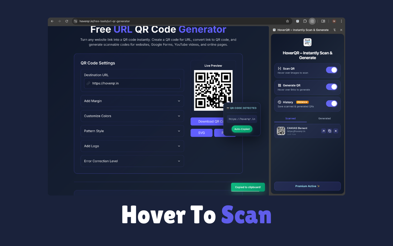 HoverQR gallery image