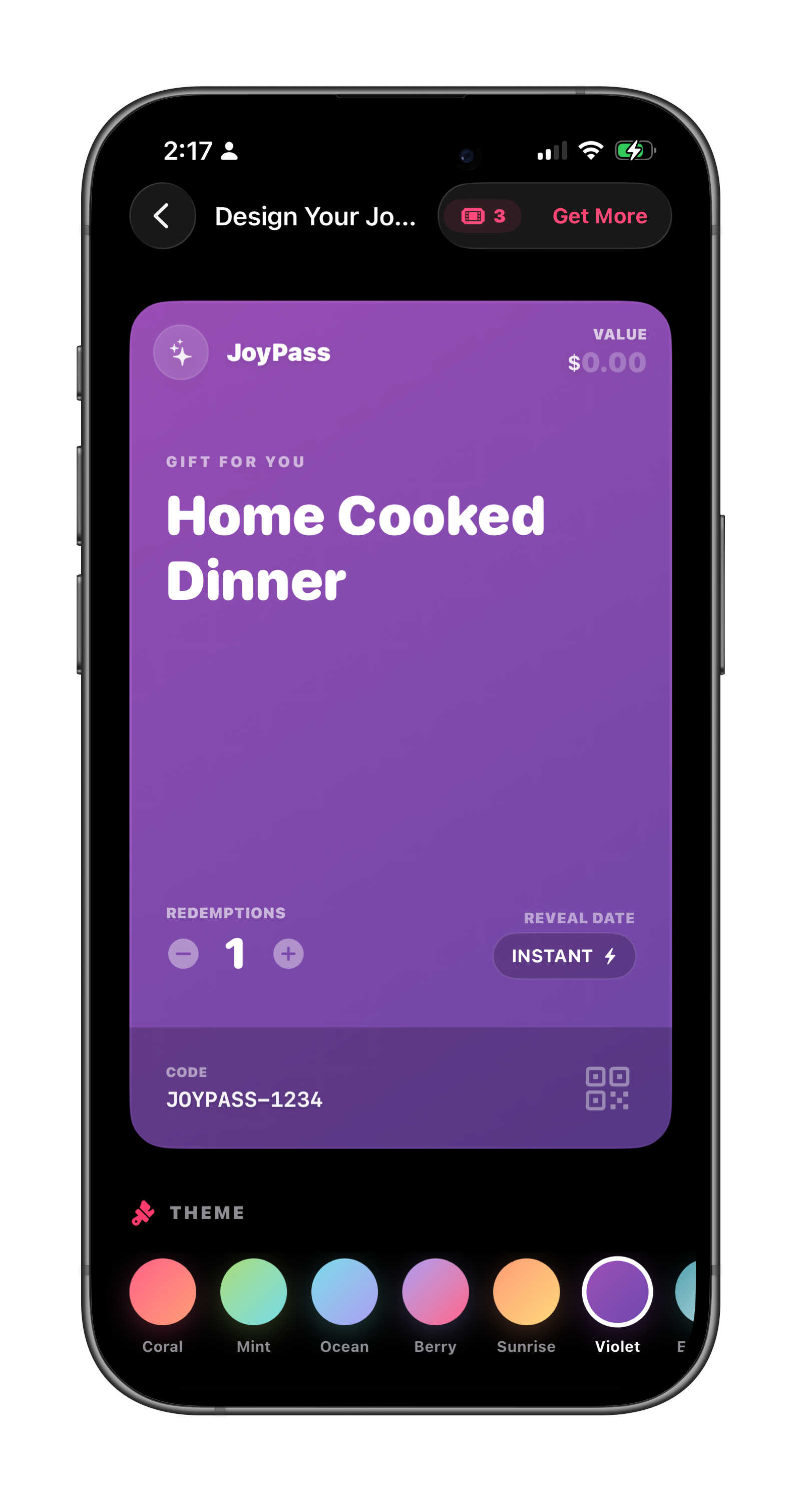 JoyPass - Main product screenshot demonstrating key features and user interface
