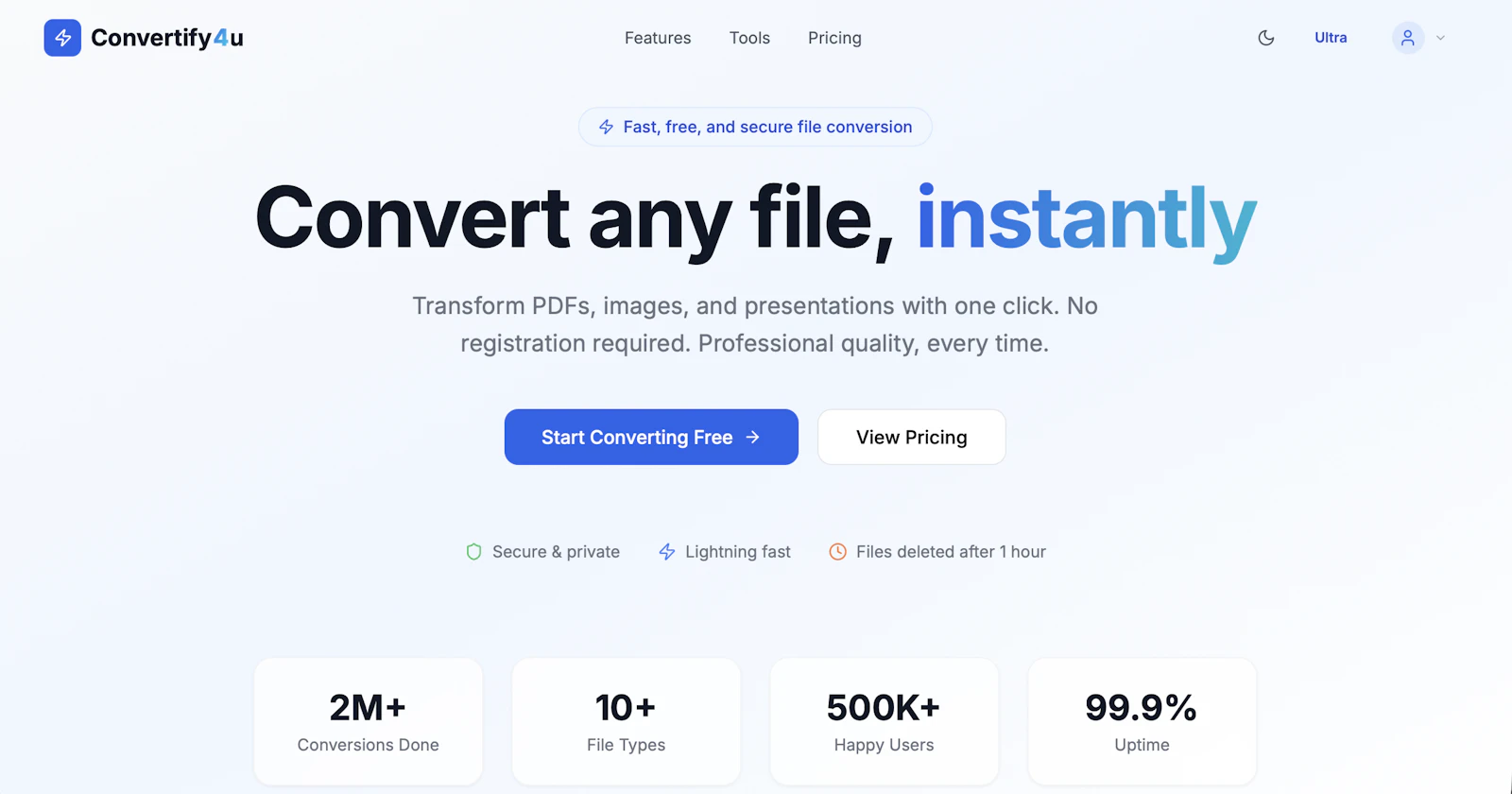 Convertify4u screenshot 1
