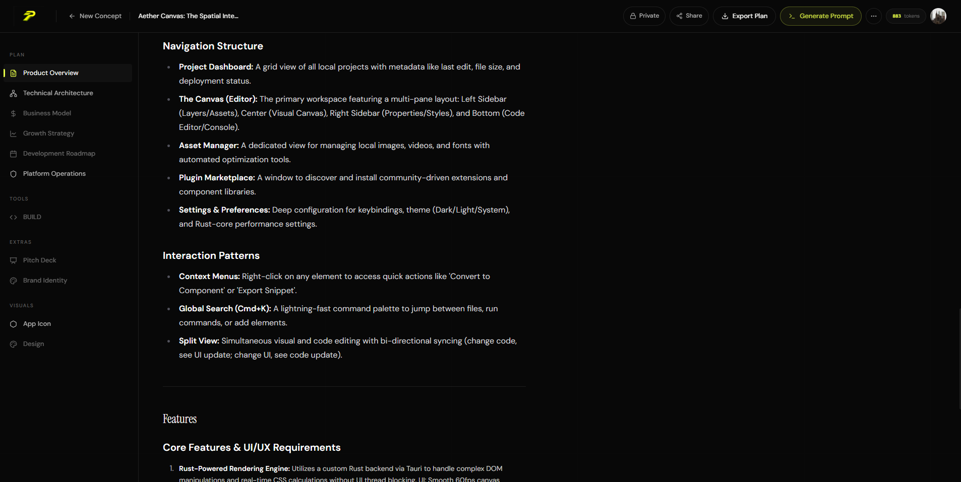 PlanFlow - Screenshot 2 showing product features and functionality