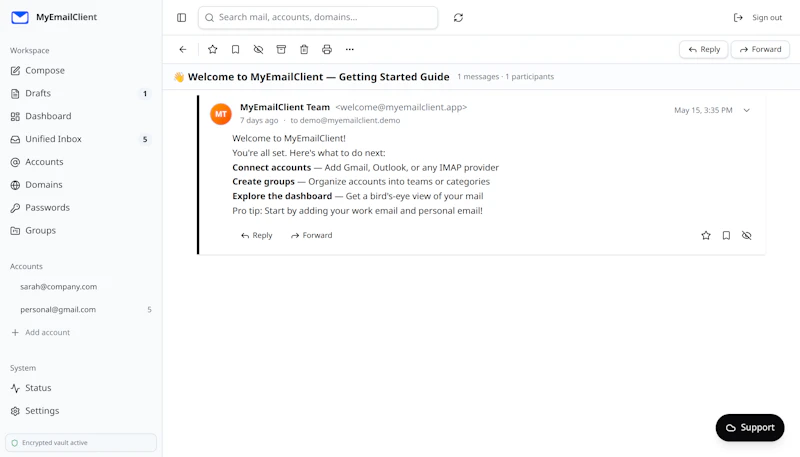 MyEmailClient screenshot 6