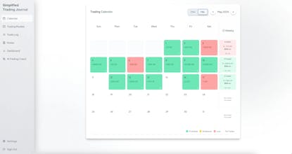 Simplified Trading Journal gallery image