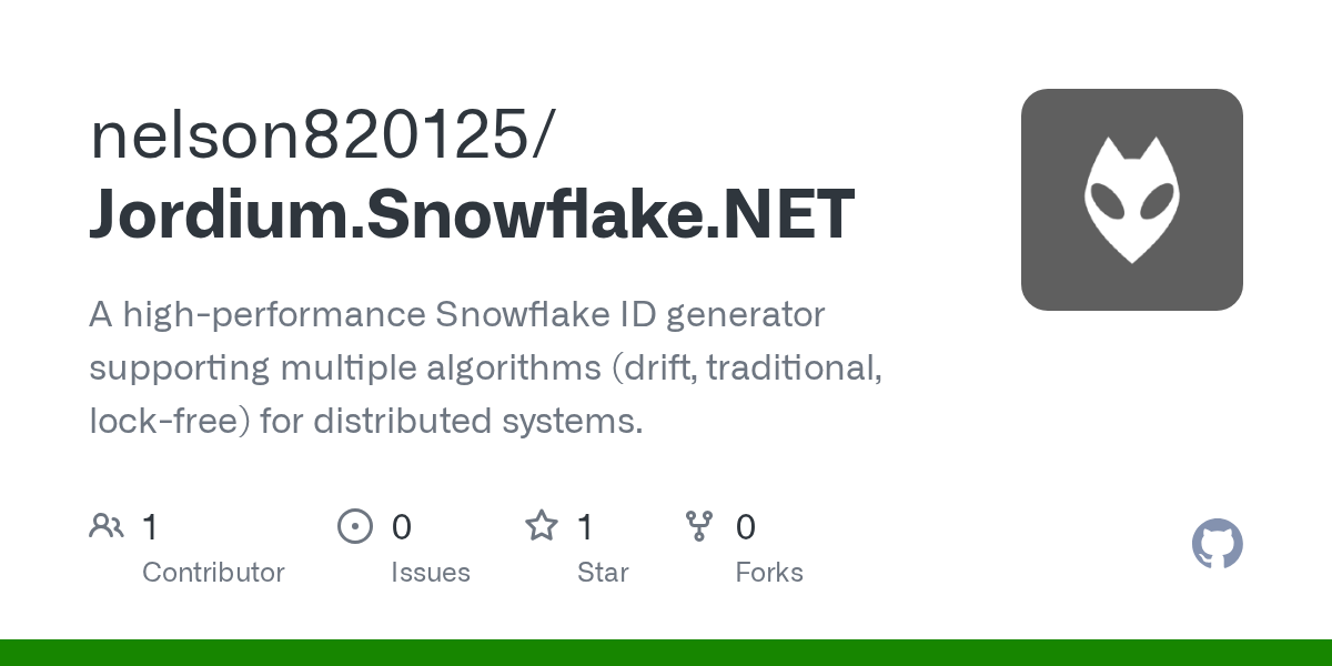 Jordium.Snowflake.NET - Main screenshot showing features and interface