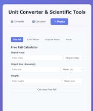 Unit Converter & Scientific Tools gallery image