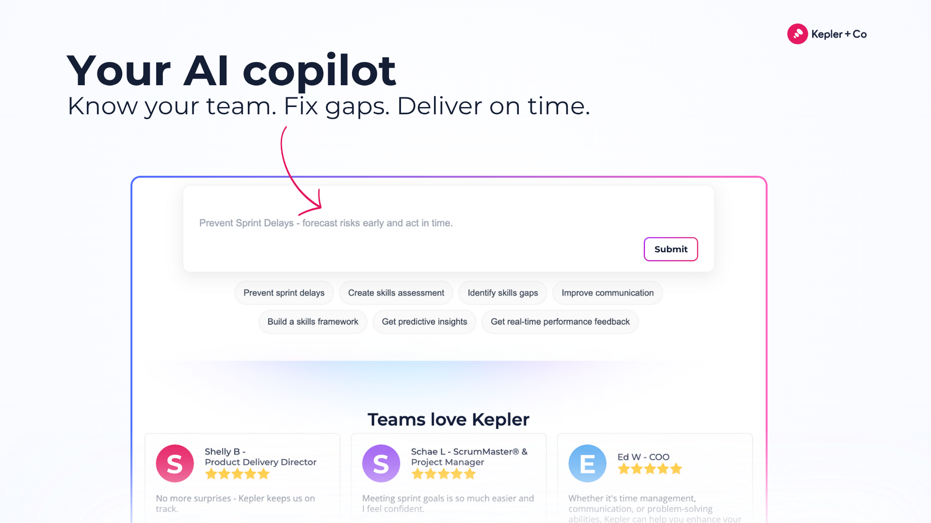 Kepler AI for Product Teams - Screenshot 2 showing product features and functionality