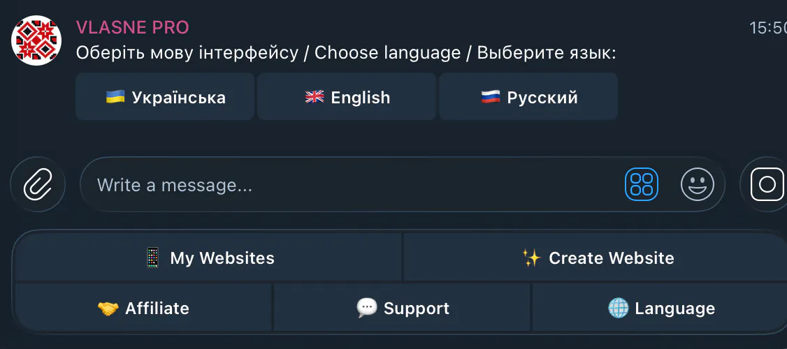 Vlasne.pro - fast web site generator screenshot 8
