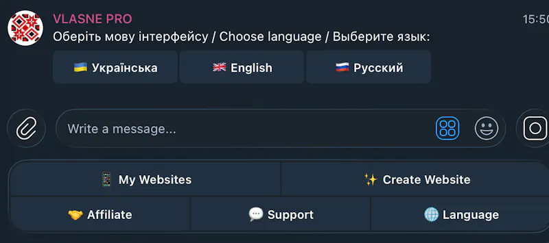 Vlasne.pro - fast web site generator screenshot 8
