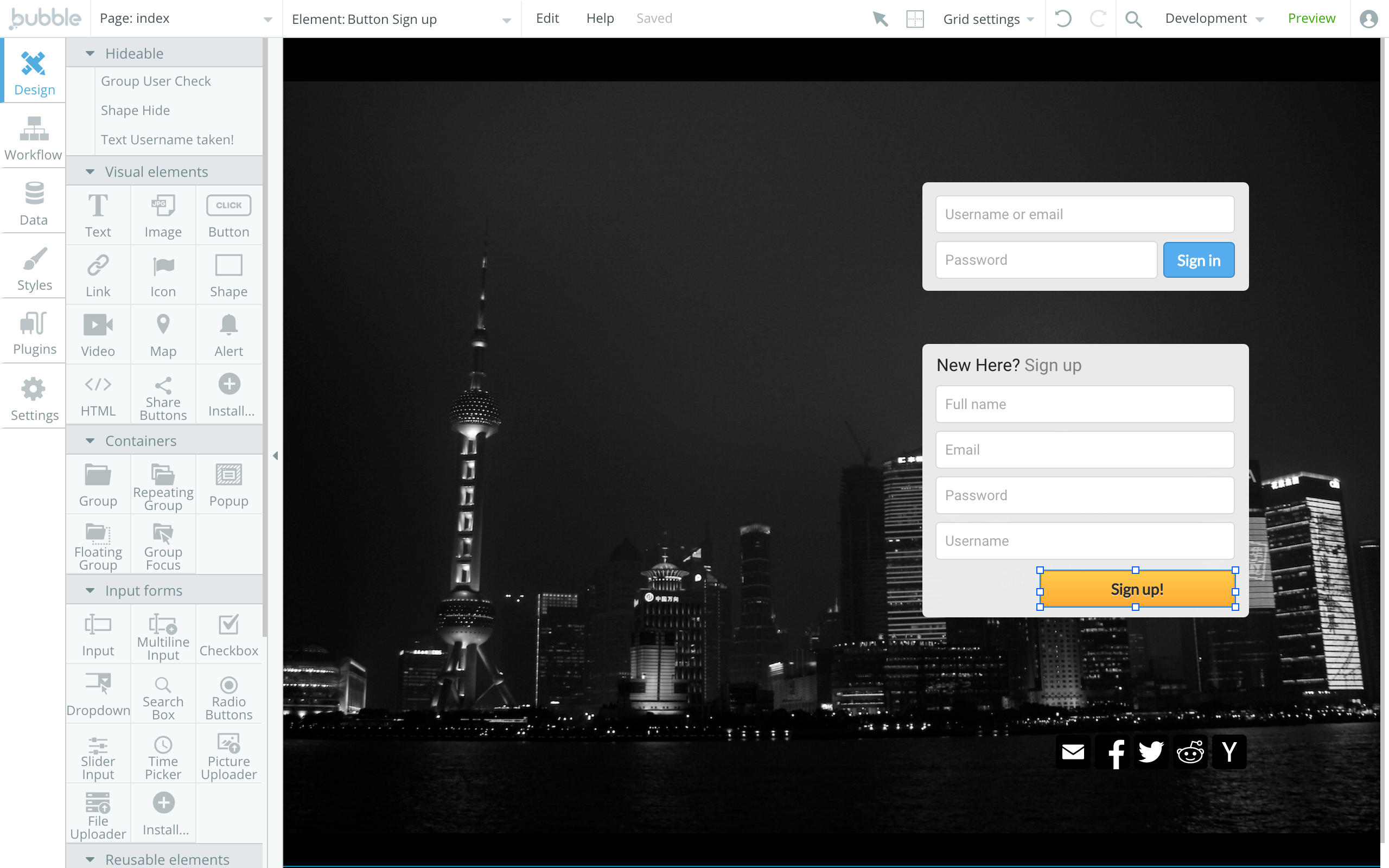 Bubble Build A Fully Functional Web App Without Any Code Product Hunt