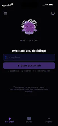 GutCheck Decision App gallery image