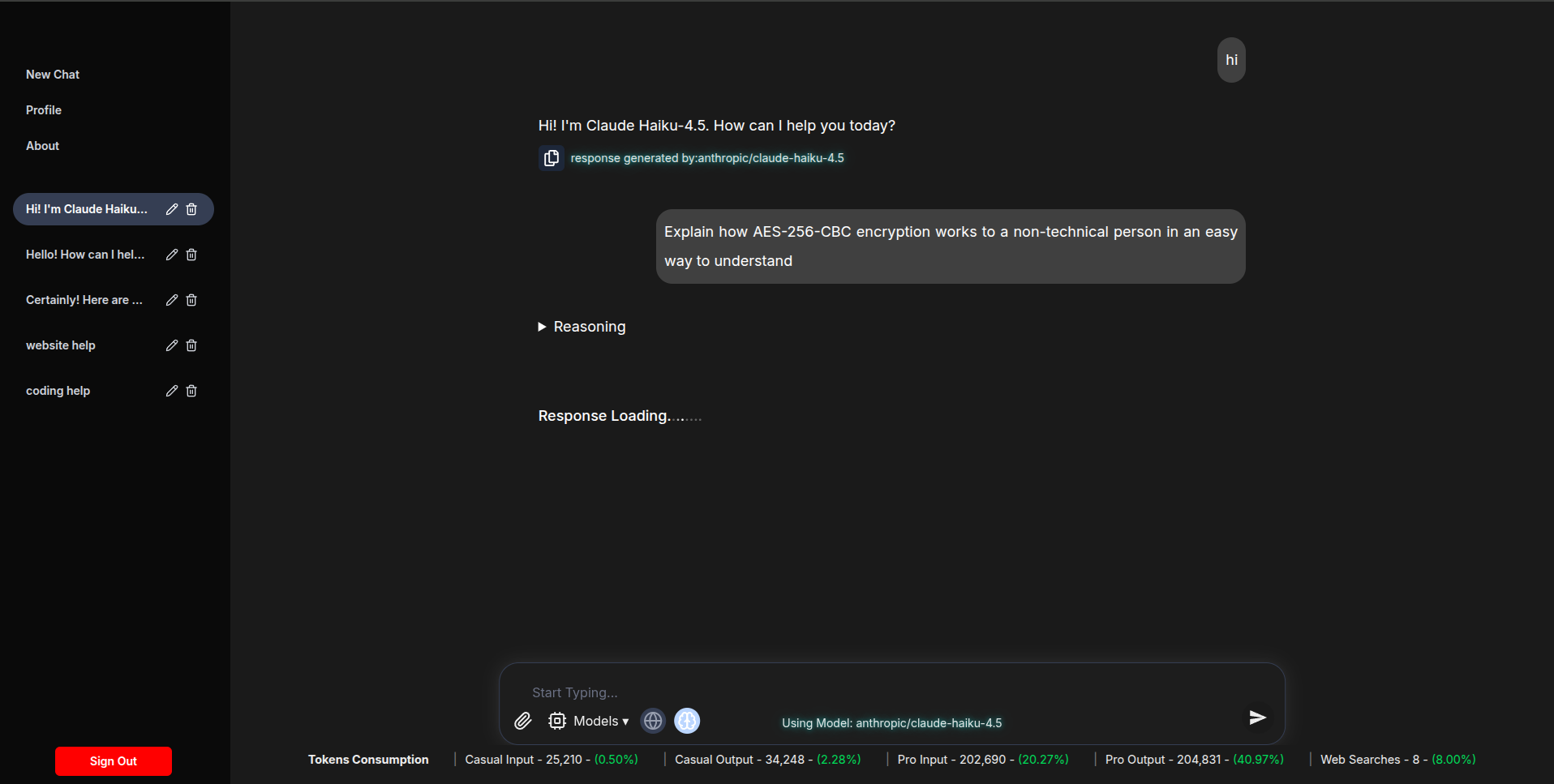 VividLLM - Screenshot 5 showing product features and functionality