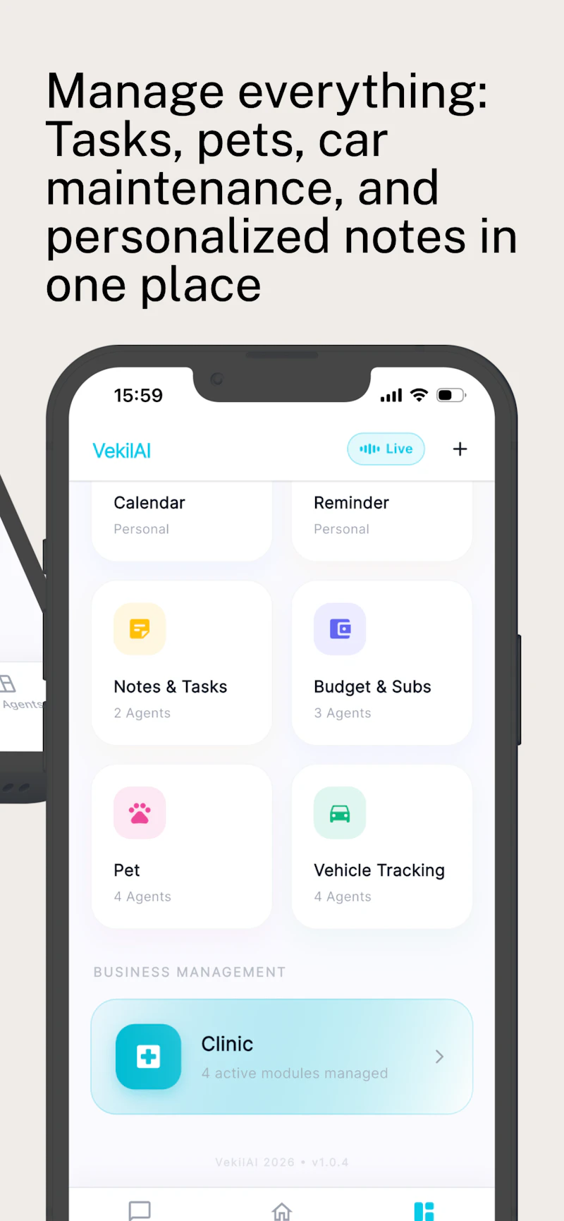 VekilAI – Your AI Life Manager screenshot 2