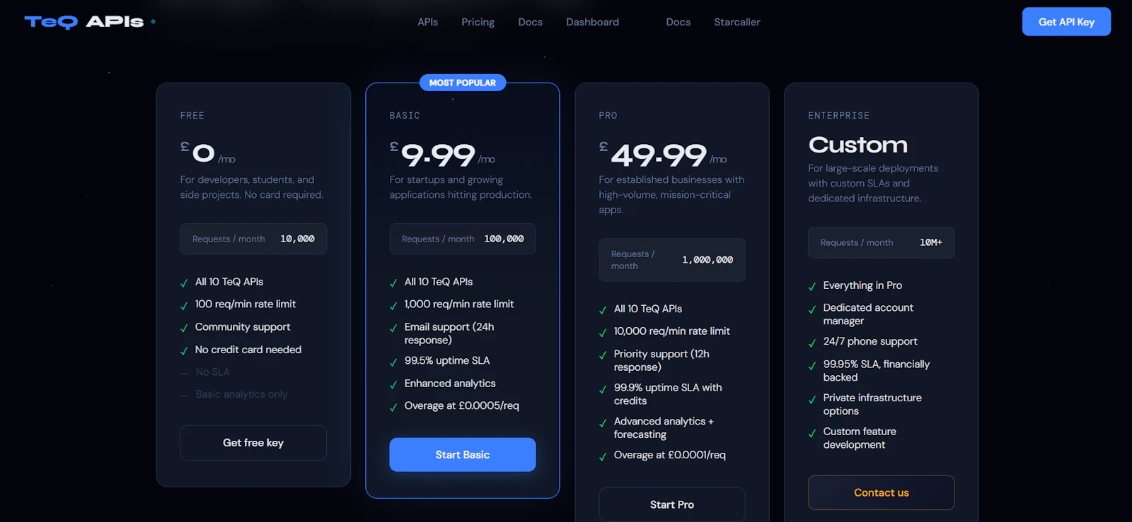 StarTeQ — 14 APIs, One Key screenshot 2