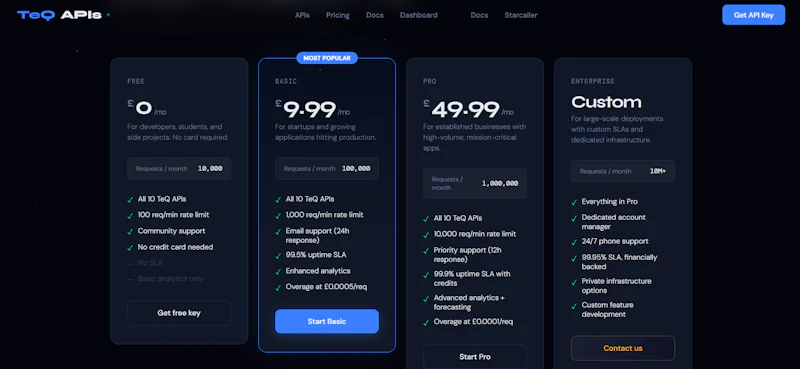StarTeQ — 14 APIs, One Key screenshot 2