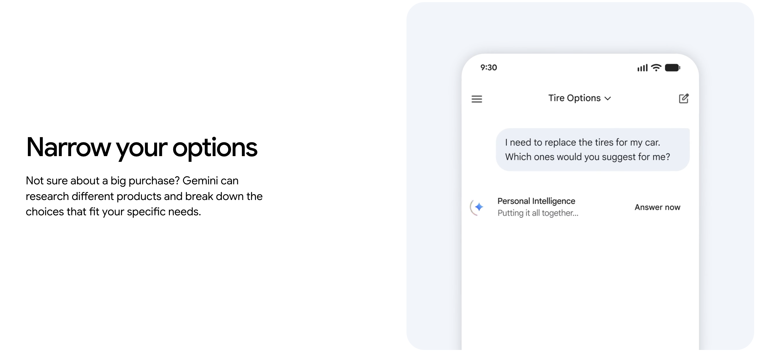 Gemini Personal Intelligence gallery image
