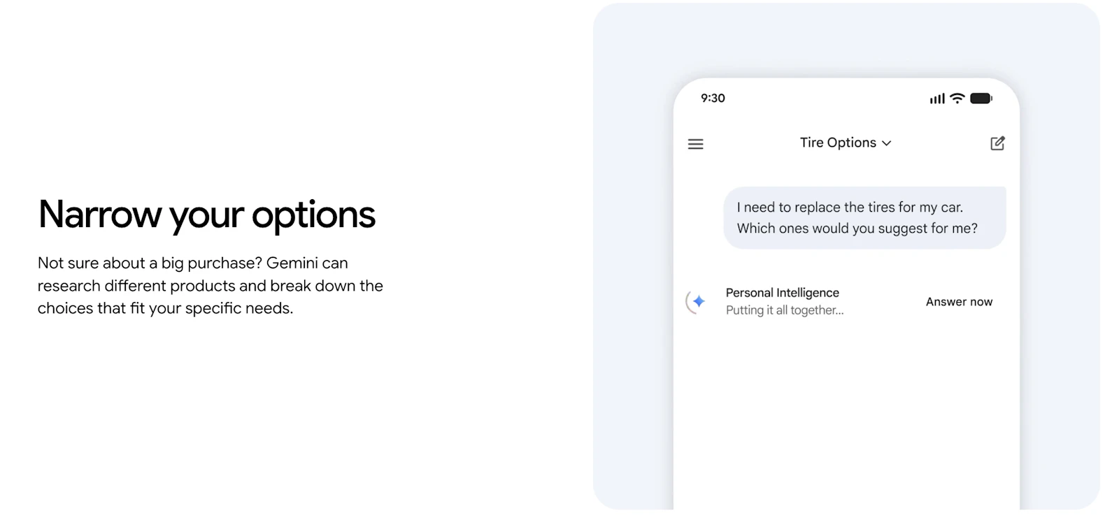 Gemini Personal Intelligence screenshot 4